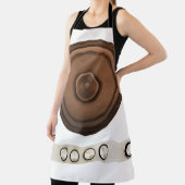 Retro luidsprekers: bruin, geïsoleerd wit. schort (Insitu)