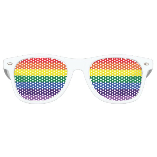 Retro Lunettes de fête de fierté (Devant)