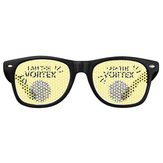 Retro Lunettes de fête hypnose vortex (Devant)