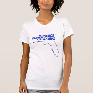 Retro LWVF Logo Verdrukte T-Shirt