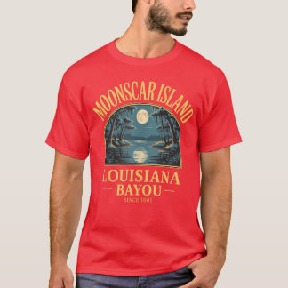 Retro Maan Zombie Eiland Tank Top