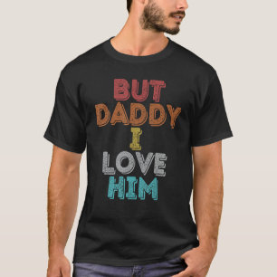 retro maar papa ik hou van hem t-shirt