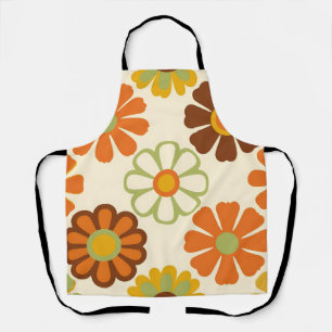 Retro Madeliefjes Bloemmotief Schort