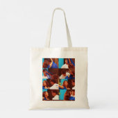 Retro  Madhuri Dixit Shahrukh Khan Tote Bag (Achterkant)