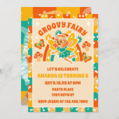 Retro Magische Sprookjestuin Bloemen Verjaardag Fo Kaart (Voorkant / Achterkant)