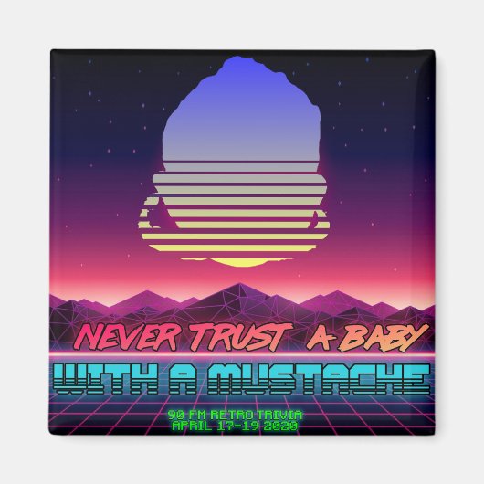 Retro Magnet Magneet (Voorkant)