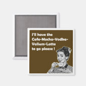 Retro Magnet Magneet (Voorkant / Achterkant)