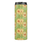 Retro Magnolia Pattern Thermosbeker (Achterkant)