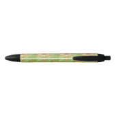 Retro Magnolia Pattern Zwarte Inkt Pen (Achterkant)