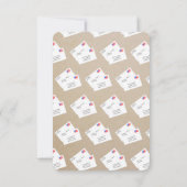 Retro Mailman Carte de remerciements personnalisée (Dos)