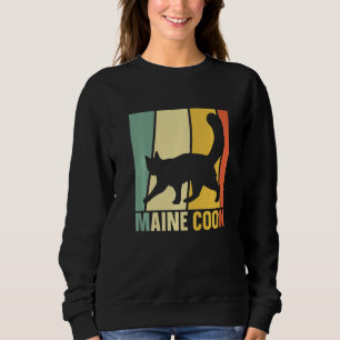 Retro Maine Coon Cat Kitten Cat 1 Trui