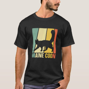 Retro Maine Coon Kat Kittens Kat 1 T-shirt