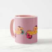 Retro Make Love Not War Mok (Voorkant links)