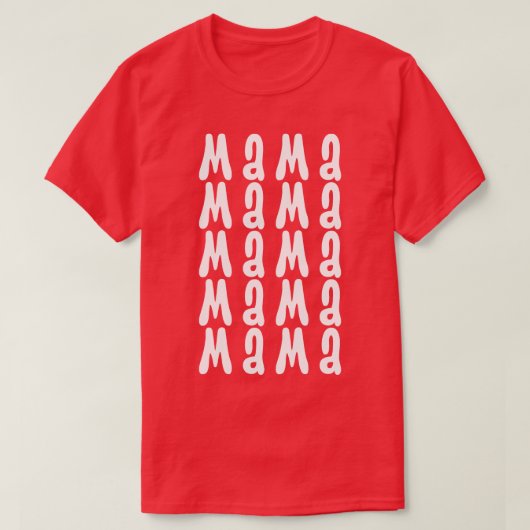 Retro  Mama 12 T-shirt (Design voorkant)