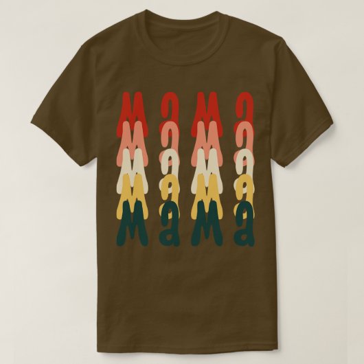 Retro Mama 17 T-shirt (Design voorkant)