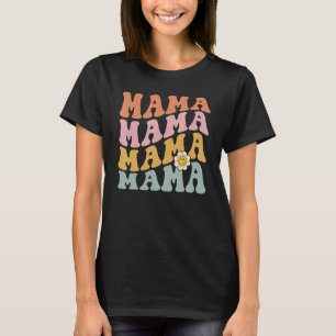 Retro Mama Cute Mama voor New Mam T-shirt