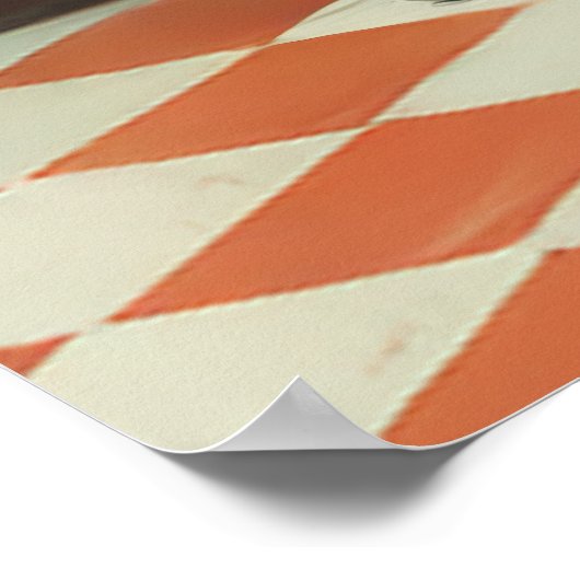 Retro Mama en Kinderen Standoff Poster (Hoek)