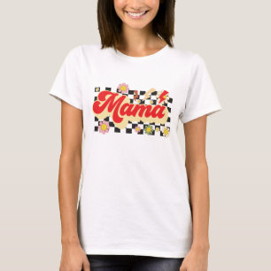 Retro Mama woordkunst T-shirt
