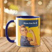 Retro Maman peut le faire Mug