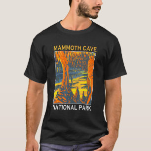 Retro Mammoth Cave National Park Outdoor Wandel So T-shirt