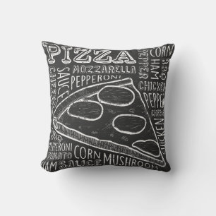 Retro Man Cave Classic Pizza Kussen