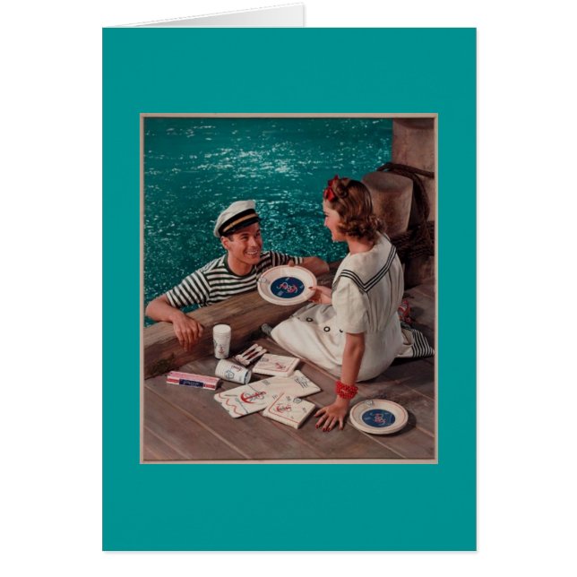 Retro Man en vrouw (Voorkant)