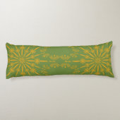 Retro Mandala Avocado Body Pillow Lichaamskussen (Achterkant)
