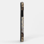 Retro Mandala Bloem Blauw Tan en Bruin Case-Mate iPhone Case (Achterkant/rechts)