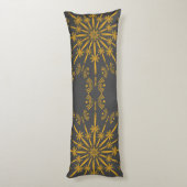 Retro Mandala Dusk Body Pillow Lichaamskussen (Achterkant (Verticaal))