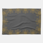 Retro Mandala Dusk Kitchen Towel Theedoek (Horizontaal)