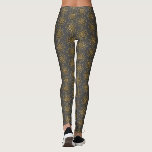 Retro Mandala Dusk Leggings (Dos)