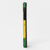 Retro Mandala Flower Green en Yellow Case-Mate iPhone Case (Achterkant/links)