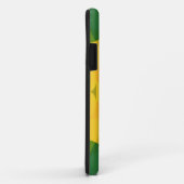 Retro Mandala Flower Green en Yellow Case-Mate iPhone Case (Achterkant/rechts)