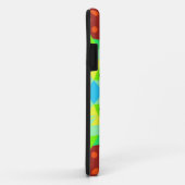 Retro Mandala Flower Green Red en Blue Case-Mate iPhone Case (Achterkant/rechts)