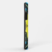 Retro Mandala Flower Yellow en Blue Case-Mate iPhone Case (Achterkant/rechts)
