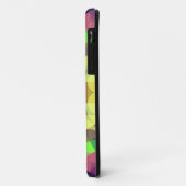 Retro Mandala Flower Yellow Green en Blue Case-Mate iPhone Case (Achterkant/links)