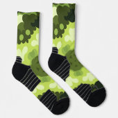 Retro Mandala Green Sokken (Rechts)