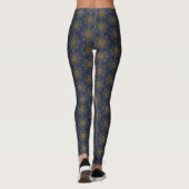 Retro Mandala Midnight Leggings (Dos)