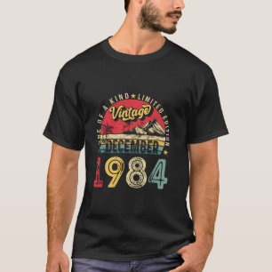 Retro Mannen 40ste verjaardagscadeau december 198 T-shirt