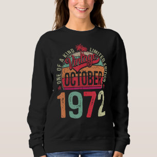 Retro Mannen 50e verjaardag 50 jaar oktober Trui