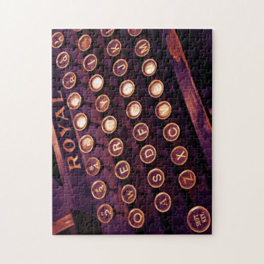 RÉTRO MANUEL TYPEWRITER JIGSAW PUZZLE (Vertical)