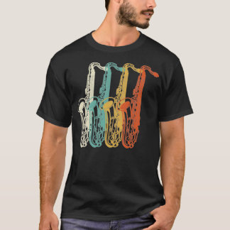 Retro marchingband saxophone 2 t-shirt