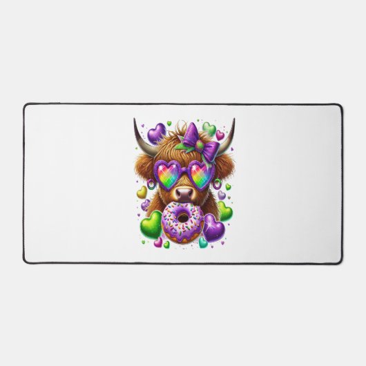 Retro Mardi Gras, Vache des Highlands (Recto)