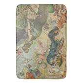 Retro mariene biologie oceaanvis badmat (Voorkant Verticaal)