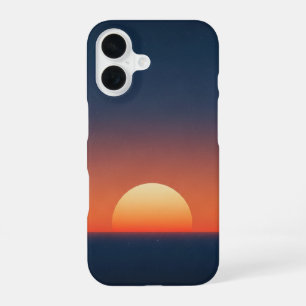 Retro Marine Horizon iPhone 16 Hoesje