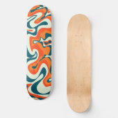 Retro marmer jaren '60 skateboard (Voorkant)