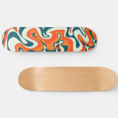 Retro marmer jaren '60 skateboard (Horizontaal)
