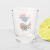 Retro Martini Folie Cheveux Verre Tiré (Dos)