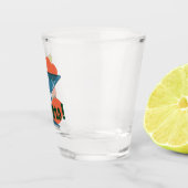 Retro Martini Folie Cheveux Verre Tiré (Droite)