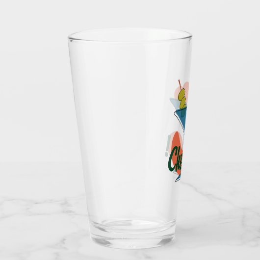 Retro Martini Madness Cheers and Beers Glas (Rechts)